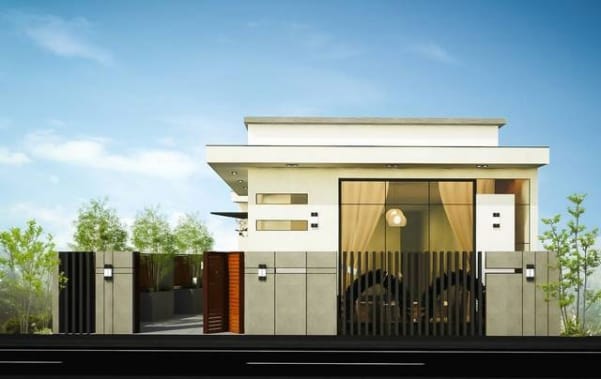 Mẫu thiết kế nhà phố 1 tầng kết hợp kinh doanh