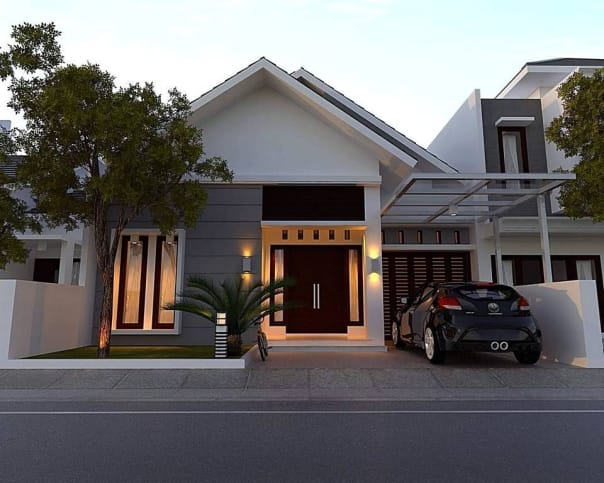 Mẫu thiết kế nhà phố 1 tầng diện tích 60m2