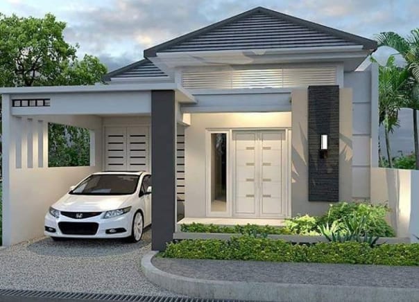Mẫu thiết kế nhà phố 1 tầng diện tích 70m2
