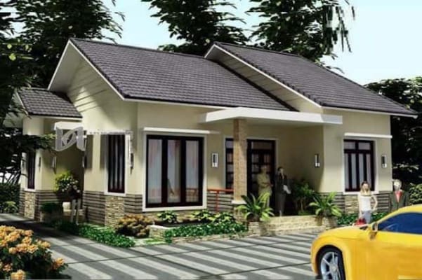Mẫu thiết kế nhà phố 1 tầng diện tích 90m2
