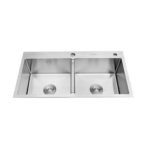 Chậu rửa 2 hố cân chất liệu inox 304 cao cấp