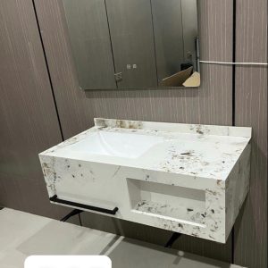 Bàn Đá Lavabo Nhập Khẩu QT-B05