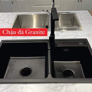 CHẬU RỬA BẰNG ĐÁ GRANITE QT-C02