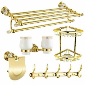 Phụ Kiện Nhà Tắm Mạ Vàng QT-P01