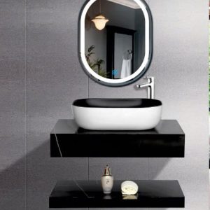 BỘ BÀN ĐÁ LAVABO 2 Tầng Chống Trầy LBD01