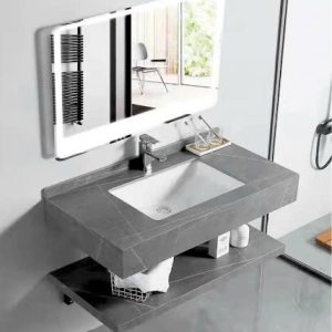 BỘ BÀN ĐÁ LAVABO 2 Tầng Chống Trầy LBD03